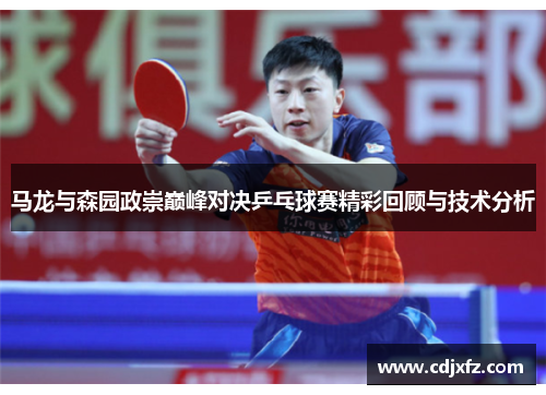 马龙与森园政崇巅峰对决乒乓球赛精彩回顾与技术分析